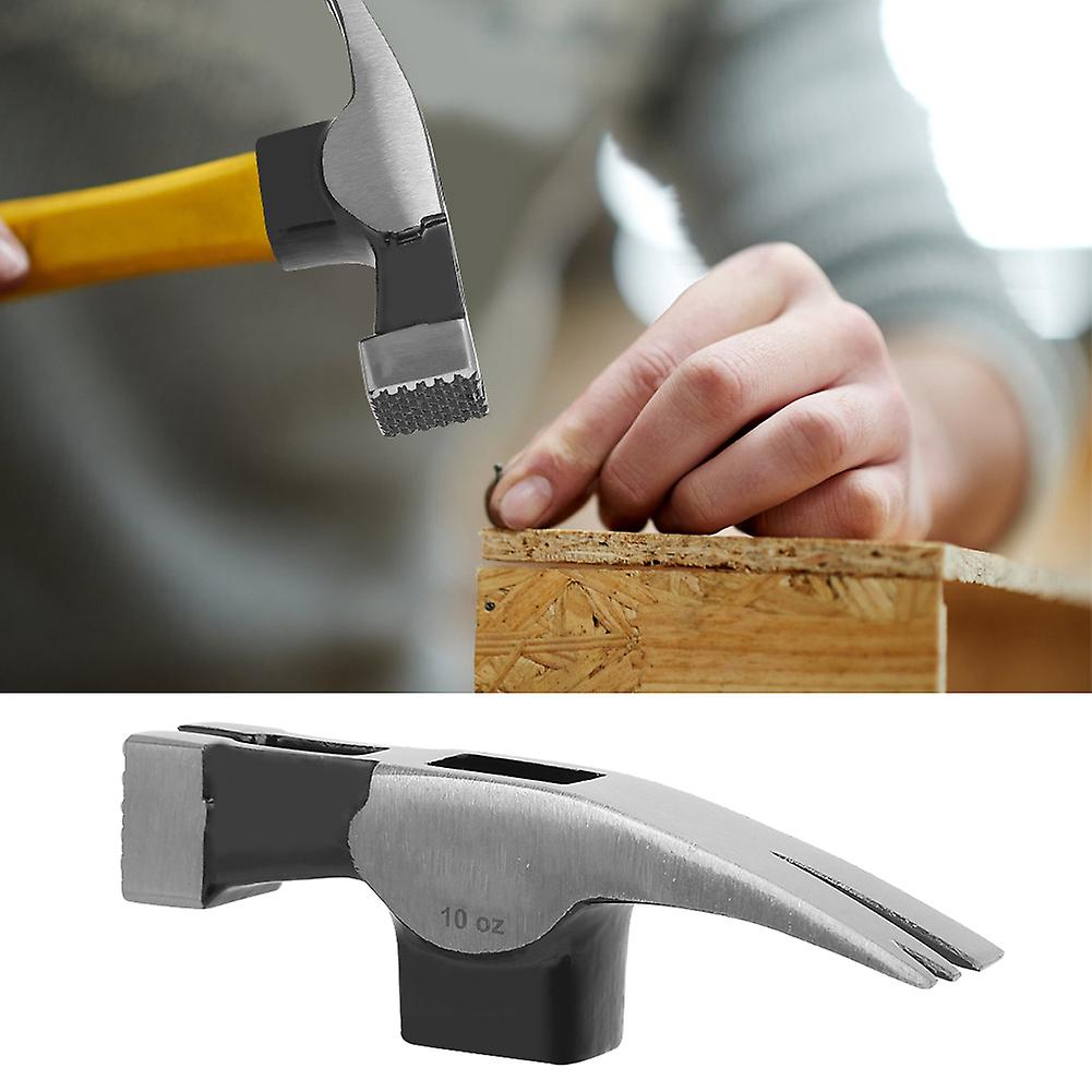 10oz Right Angle Double Fork Carpenter Claw Hammer Head 24x24mm