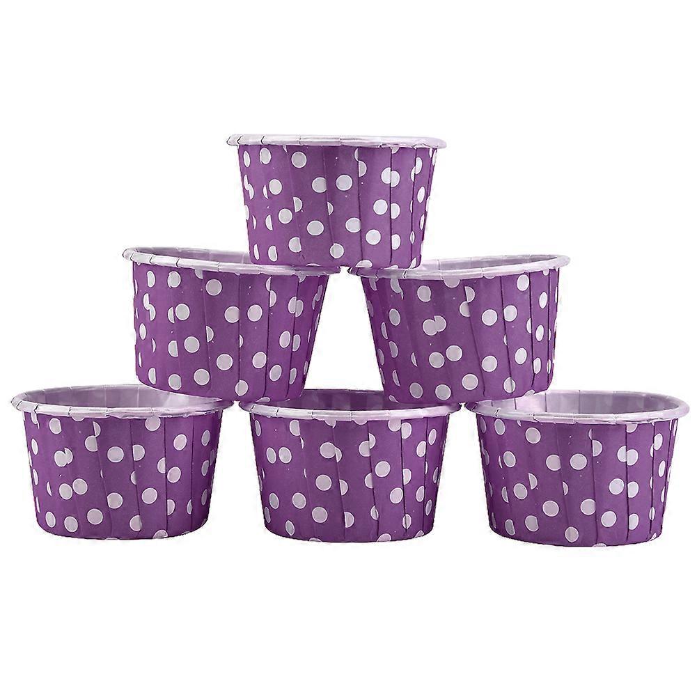 100PCS Mini Cupcake Liners Purple 58mm Baking Cups Muffin Cases