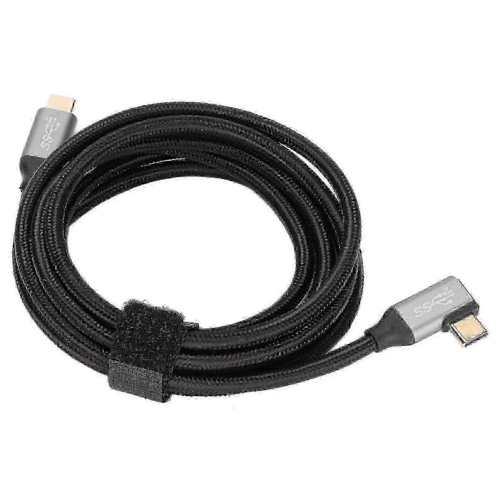 2m 100W 4K Right Angle 5A Type C PD Cable USB C to USB C