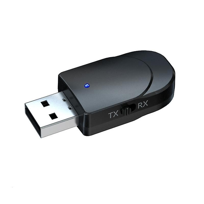 Bluetooth 5.0 Audio Transmitter Receiver 2-in-1 Adapter Car Dual Output