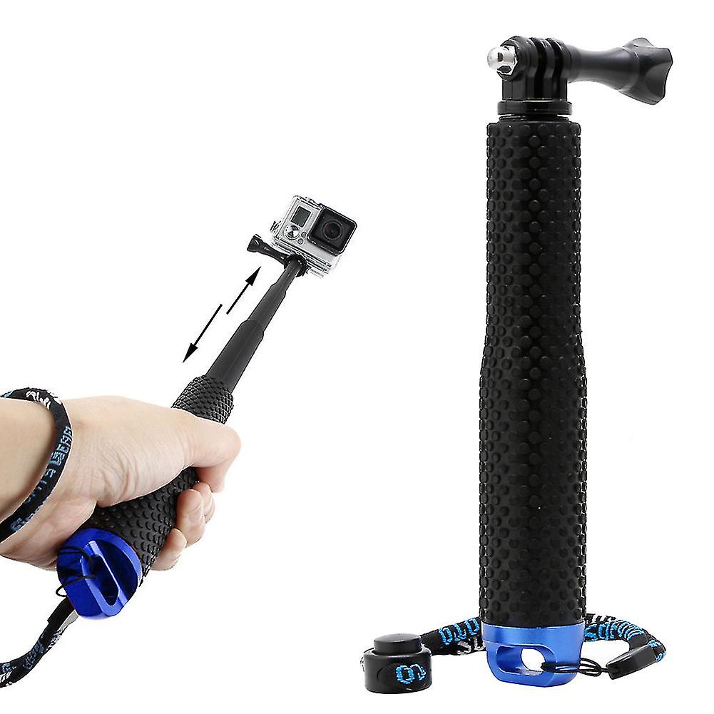Extendable Pole Mini Selfie Stick Waterproof Blue Monopod For Hero 4/3