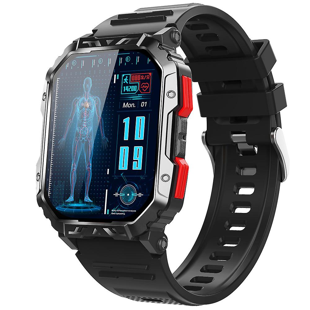 Yeni F407 Akıllı Saat Bluetooth Arama Üç Korumalı Açık Su Geçirmez Nabız Kan Şekeri İzleme Spor Adım Sayma İzle