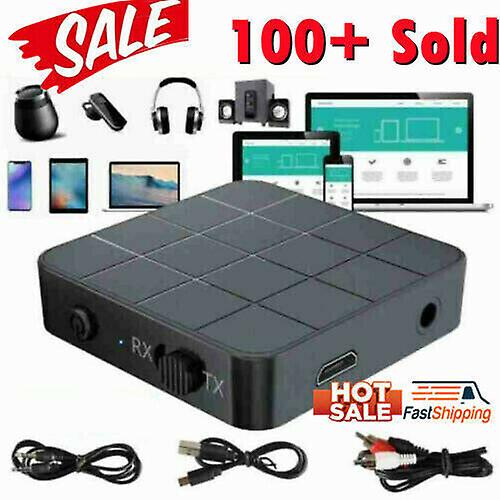 2 in1 Bluetooth 5.0 Wireless Audio Transmitter Receiver RCA Adapter Hifi G1W1