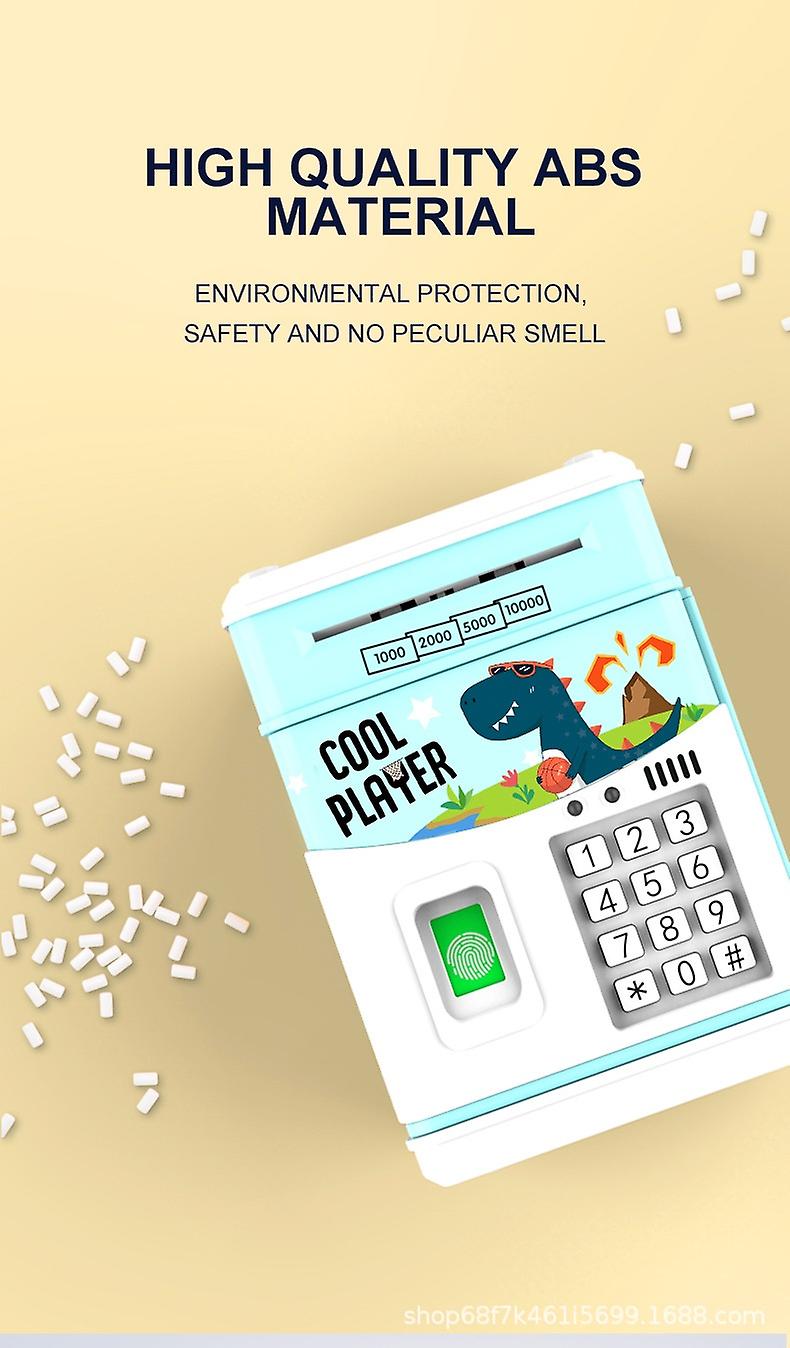 Simulation Fingerprint Induction Piggy Bank