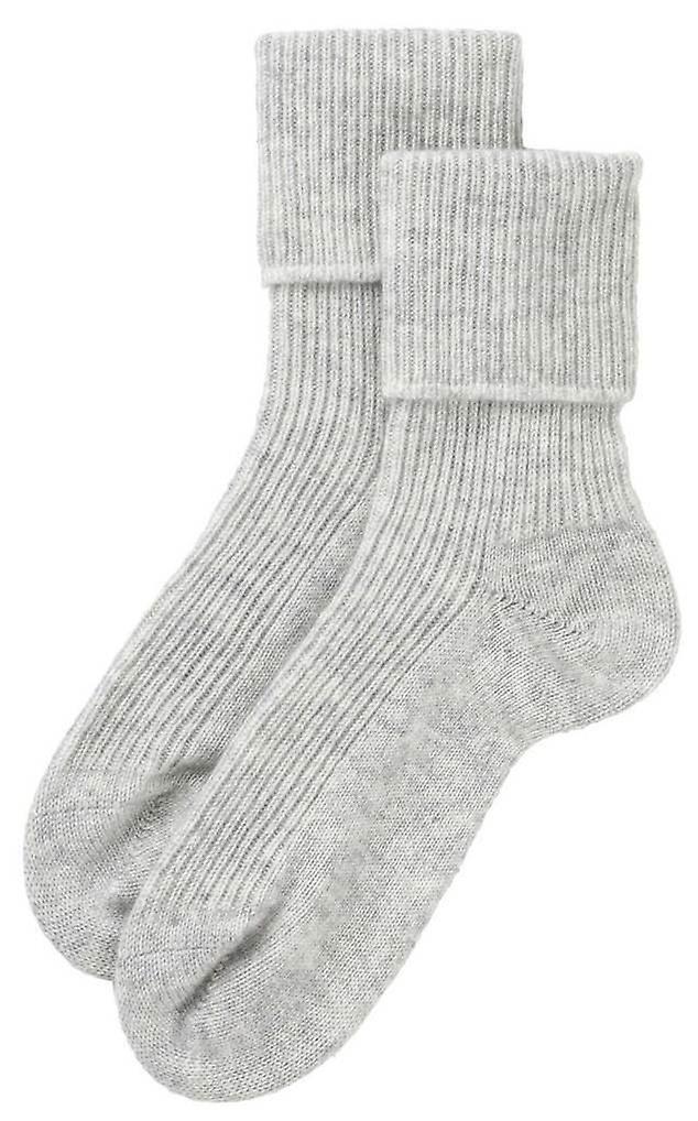 Johnstons of Elgin Bed Socks - Grey