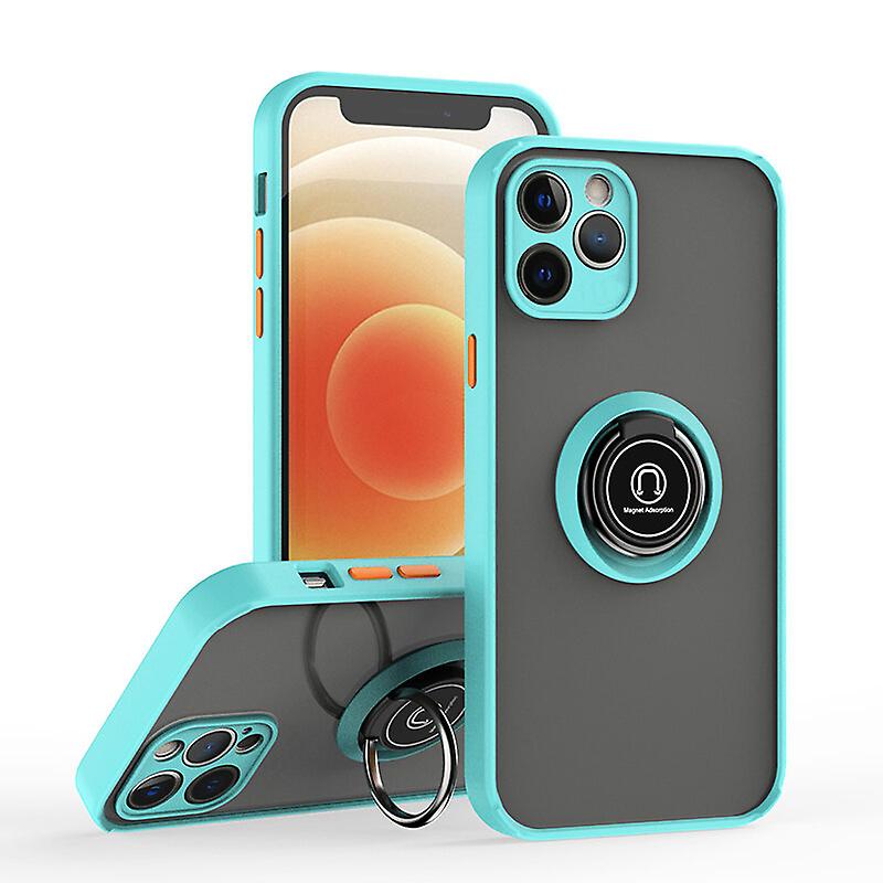 Magnetic Finger With Ring Holder Stand Cover Case for iPhone 12 Mini