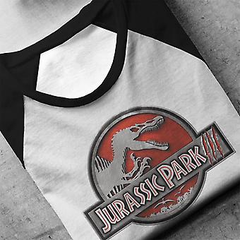 Jurassic Park T-shirt de baseball à manches longues avec