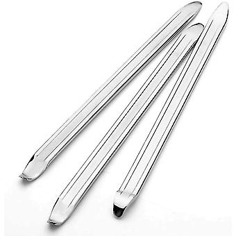 Tyre Lever, 30cm Manganese Steel Tire Levers Spoon Tire Remover Repair Tools For Bicycle Motorcycle Bike Car Tire Changing Removing (silver)3pcs