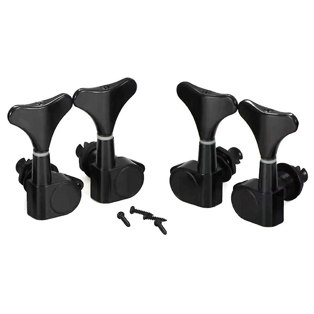 2 + 2 Sealed Bass Guitar Tuning Pegs Keys 2r2l Machine Head Tuners do precyzyjnego basu i basu jazzowego,
