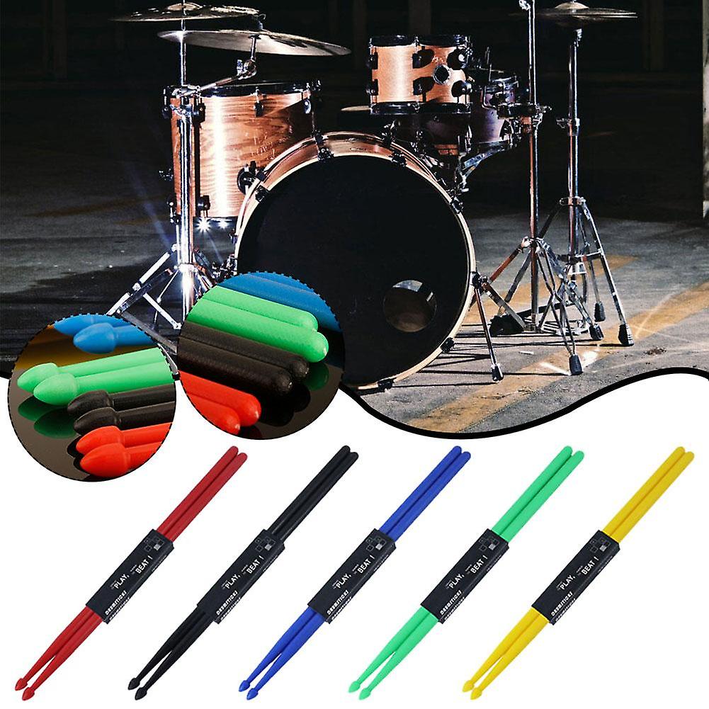 Drum Sticks Colored Plastic Handle Jazz Drum Electronic Drum Stick Practice