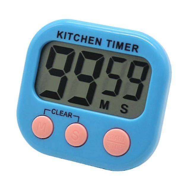 Digital Kitchen Timer Big Digits Loud Alarm Magnetic Backing Stand With Large Lcd Display For Cooking Baking Sports Games