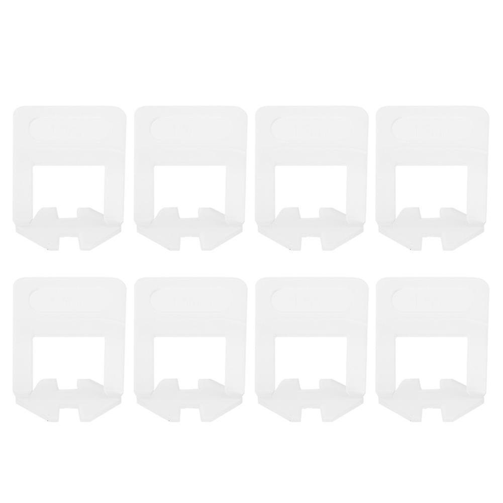 Tile Leveling System Aid Tool - 200pcs 1.5mm Ceramic Tile Clips with Spacer Base