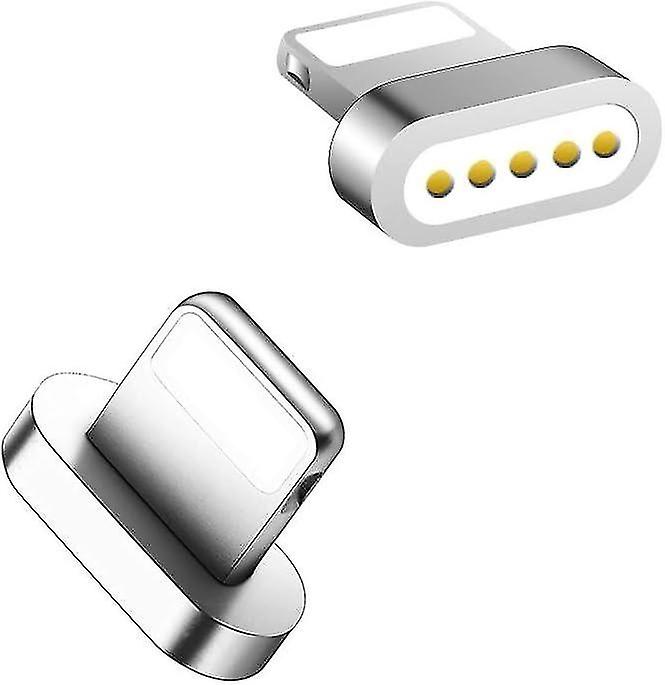 2pcs Lightning Magnetic Adapter Magnetic Replacement Plug-Without Cable