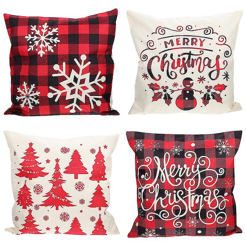 4pcs Xmas Pillowcases