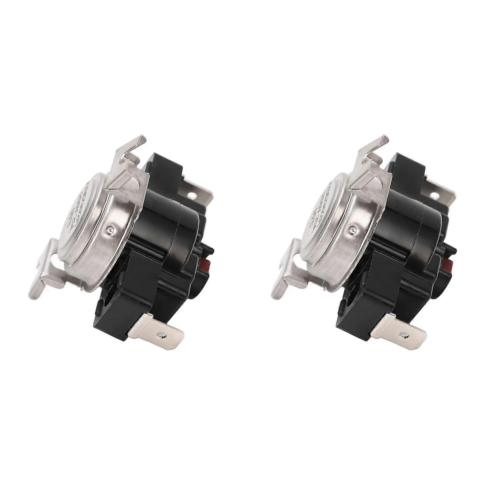 2Pcs Thermal Control Switch Manual High Power U Shaped Cover 25A 250V for Thermostat