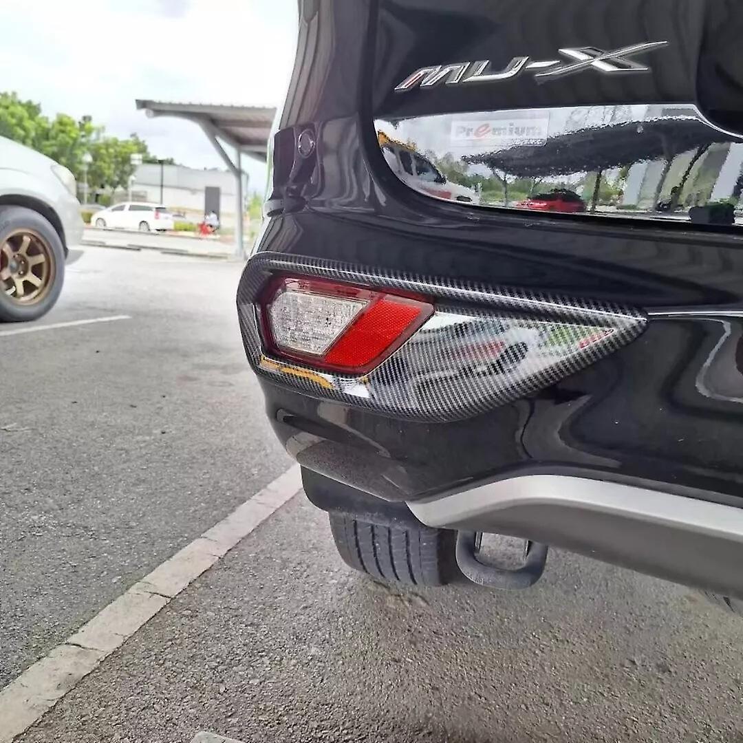 For Lsuzu MUX 2024 Cars Accessories Car Rear Bumper Fog Light Lamp Surrounds Cover Auto Parts