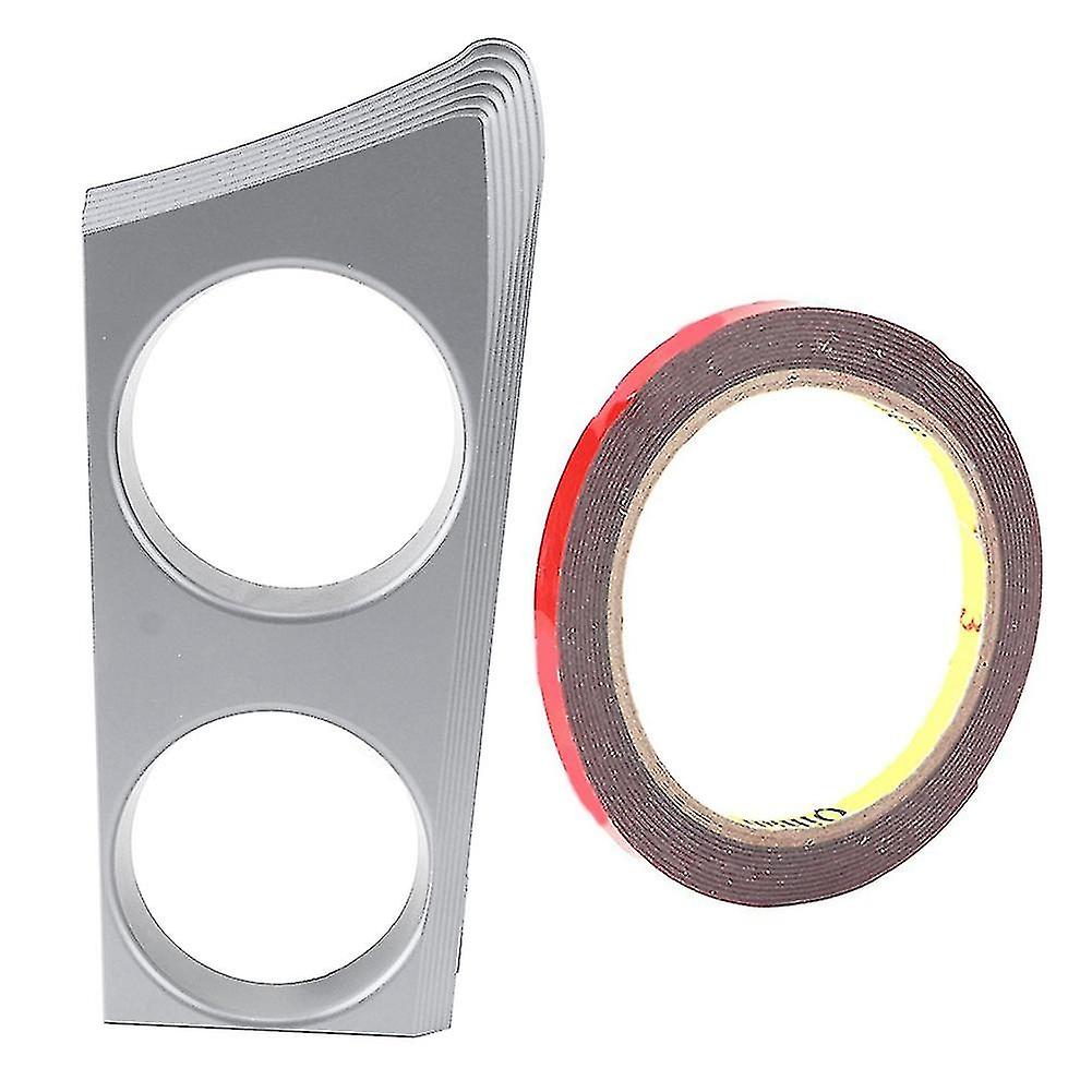 Cnc interior center control cup holder auto refitting fits for 1 series e87 e81  e82 e88titanium