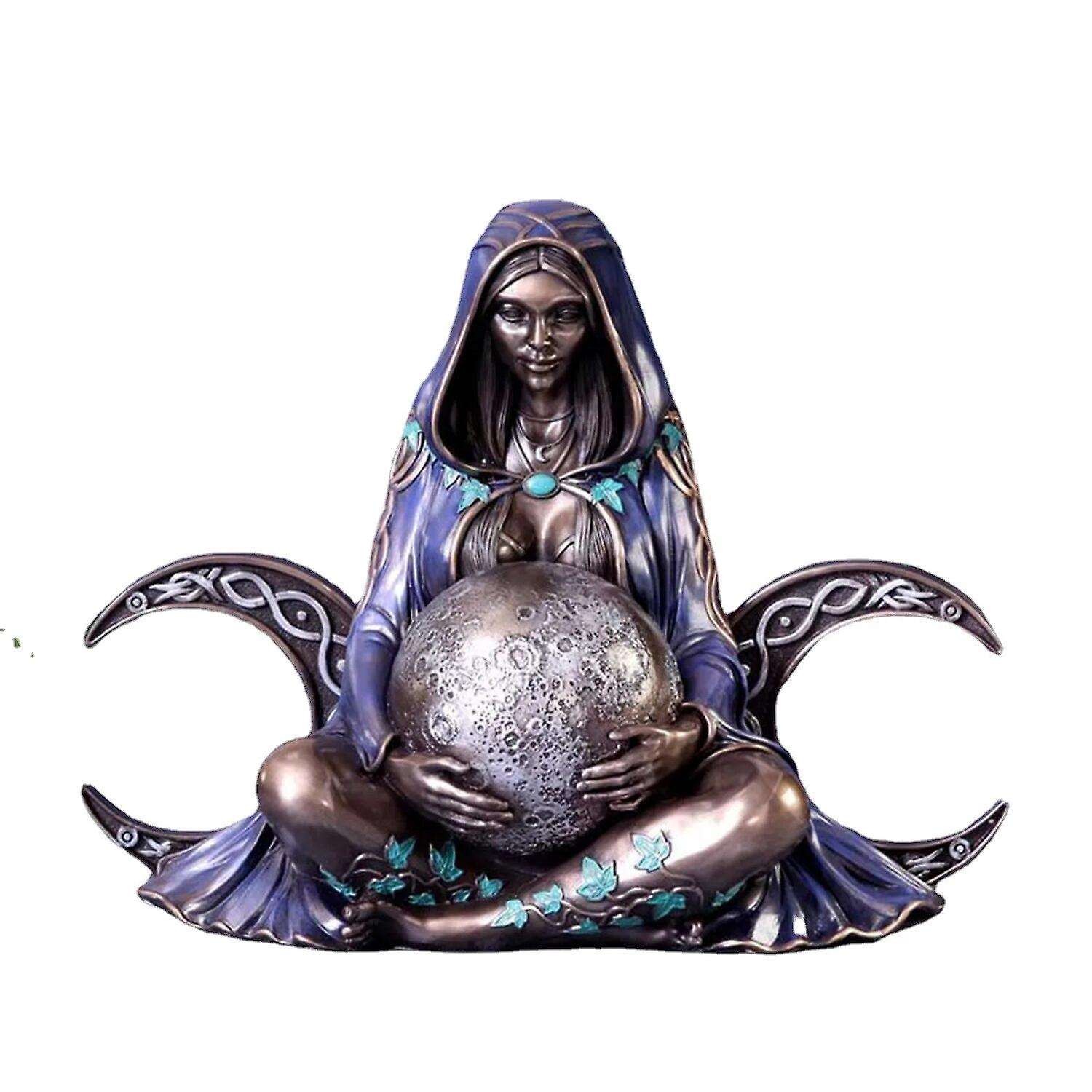Nová socha Matky Země Umění Tisíciletá Gaia Socha Figurka Nemesis Stůl Pryskyřičná socha Matka Země Bohyně Domácí Výzdoba