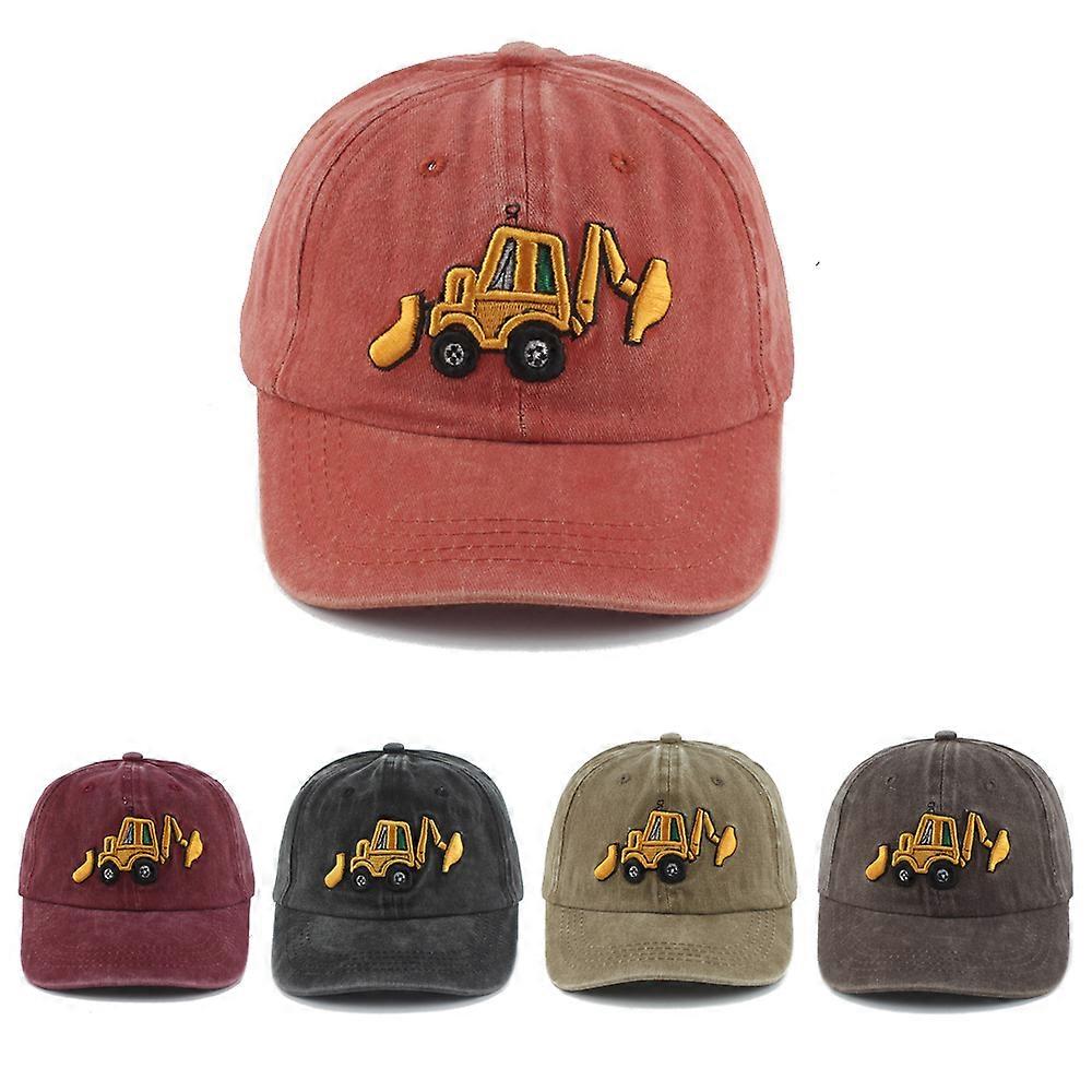2023 Baby Hat Summer Washed Cotton Cartoon Παιδικά Καπέλα Μπέιζμπολ Για Αγόρια Κορίτσια Ρυθμιζόμενα Uv Protection Παιδικά Καπέλα Ηλίου 52-54cm