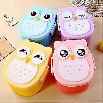 Isolierte Lunchbox Mit Süßem Eulen-Motiv – Perfekt Für Schule, Büro & Picknick, Wiederverwendbare Kühltasche