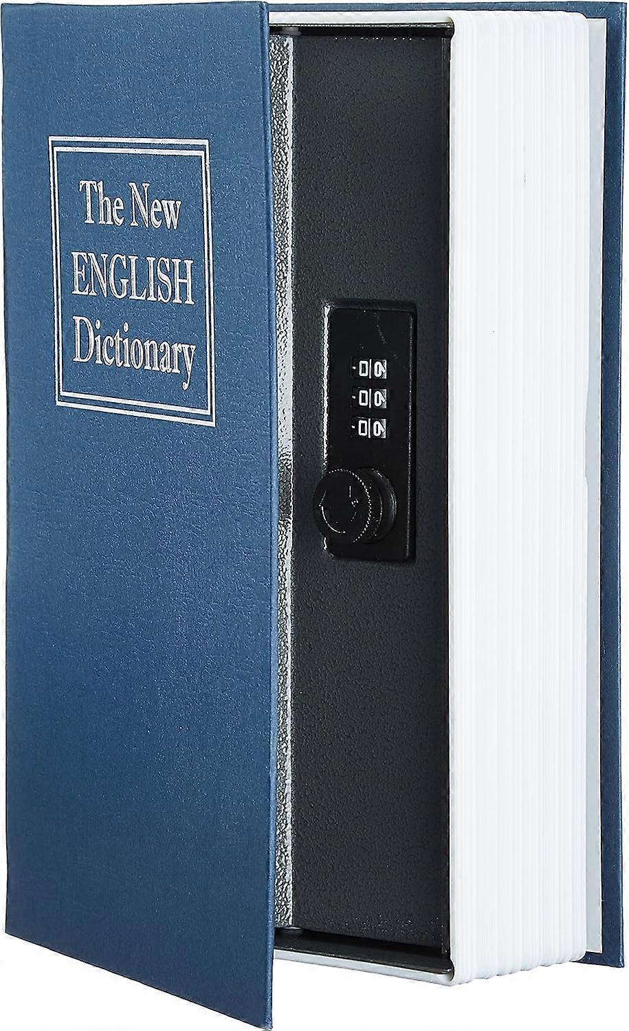 Book safe - Combination lock, Blue