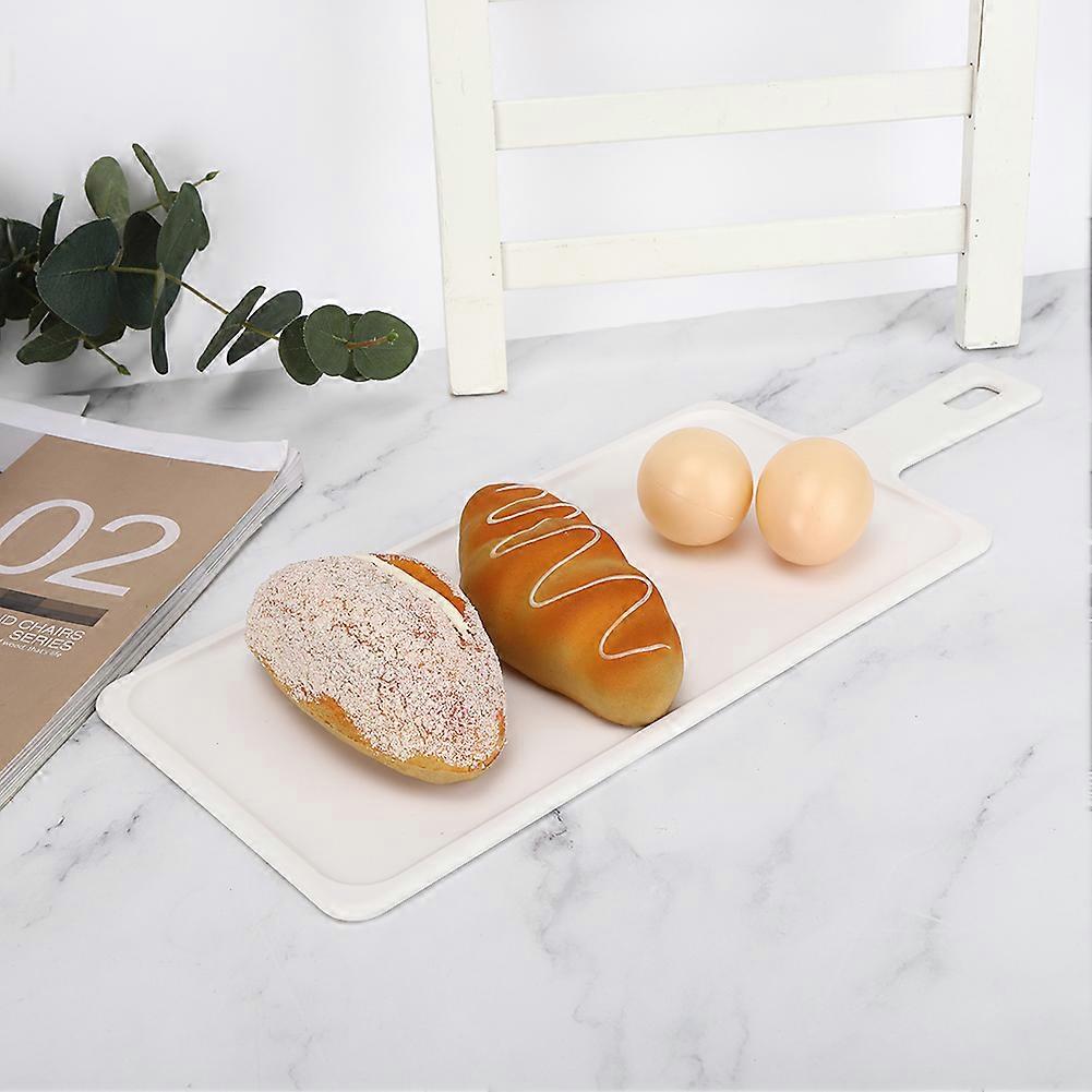 High Temperature Resistant Food Tray Bread Plate with Long Handle Home Restaurant Tableware