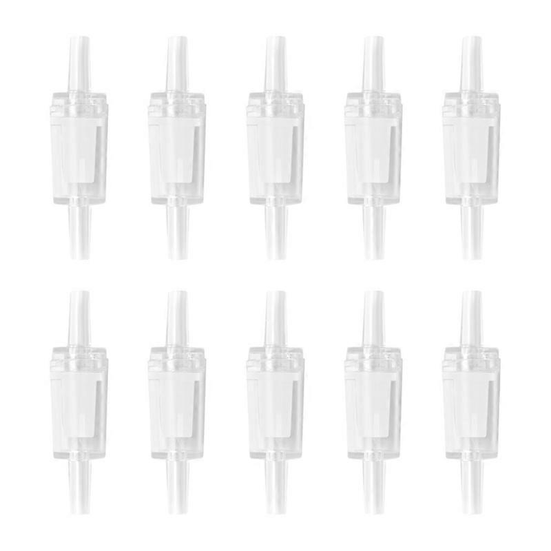 Envägs backventil 4mm stomatal diameter luftpump plast stopp backventiler