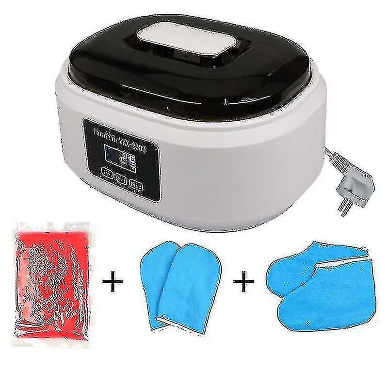 200w parafinvarmeterapi badevoksgryte varmere for håndfot skjønnhetsgrå