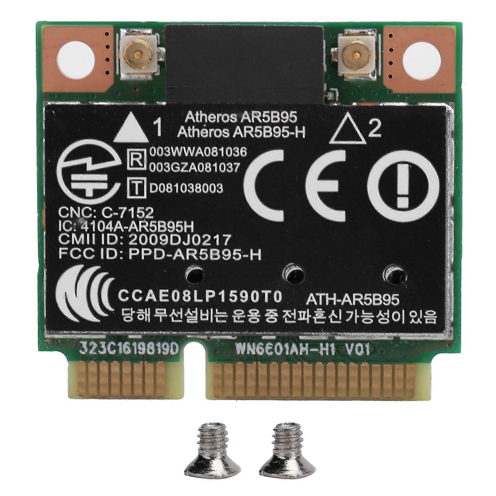 Drahtlose Netzwerkkarte WiFi SemiMini PCIE Adapter AR5B95 802.11B g/n 150Mbps 2,4GHz