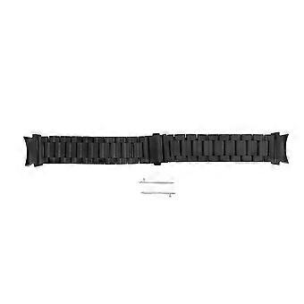20mm Metal Watch Strap Stainless Steel Wrist Strap Bracelet Watchband for Galaxy Watch 4Black