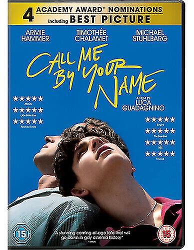 اتصل بي باسمك دي في دي (2018) تيموث شالاميت غوادانيينو (DIR) شهادة 15 - المنطقة 2