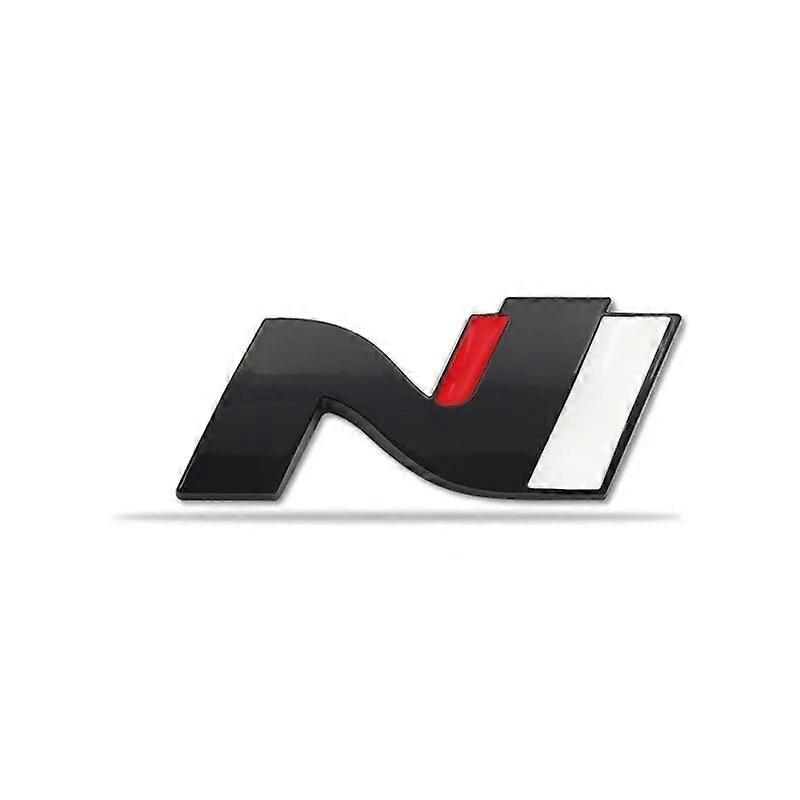 Nline N Line Logo Car Grill Emblem Trunk Badge For Hyundai Sonata i30 i20 Tucson Elantra Kona N Line Decal Sticker Accessories