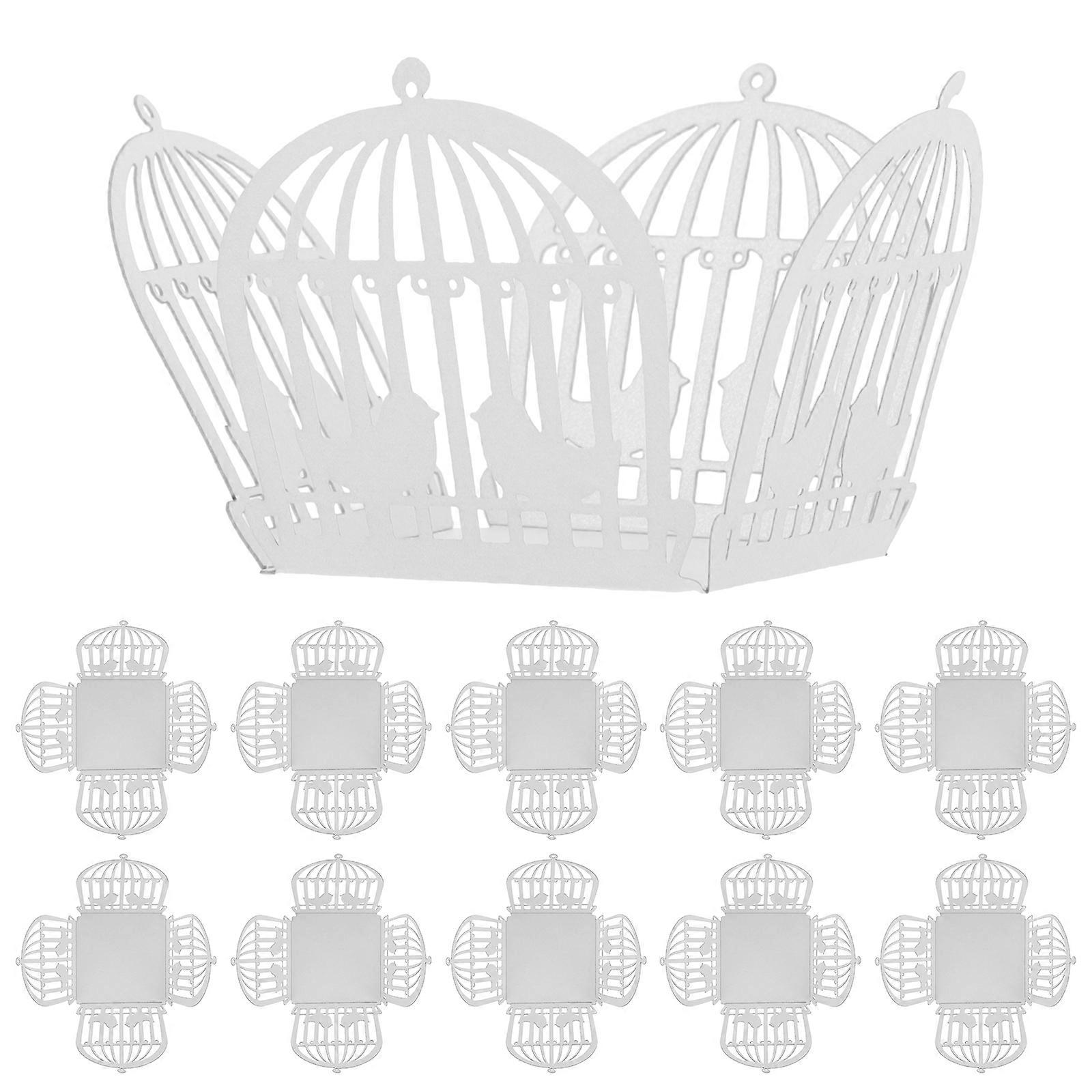50Pcs Hollow-out Cage Chocolate Wrappers Candy Wrappers Chocolate Packaging Paper for Party