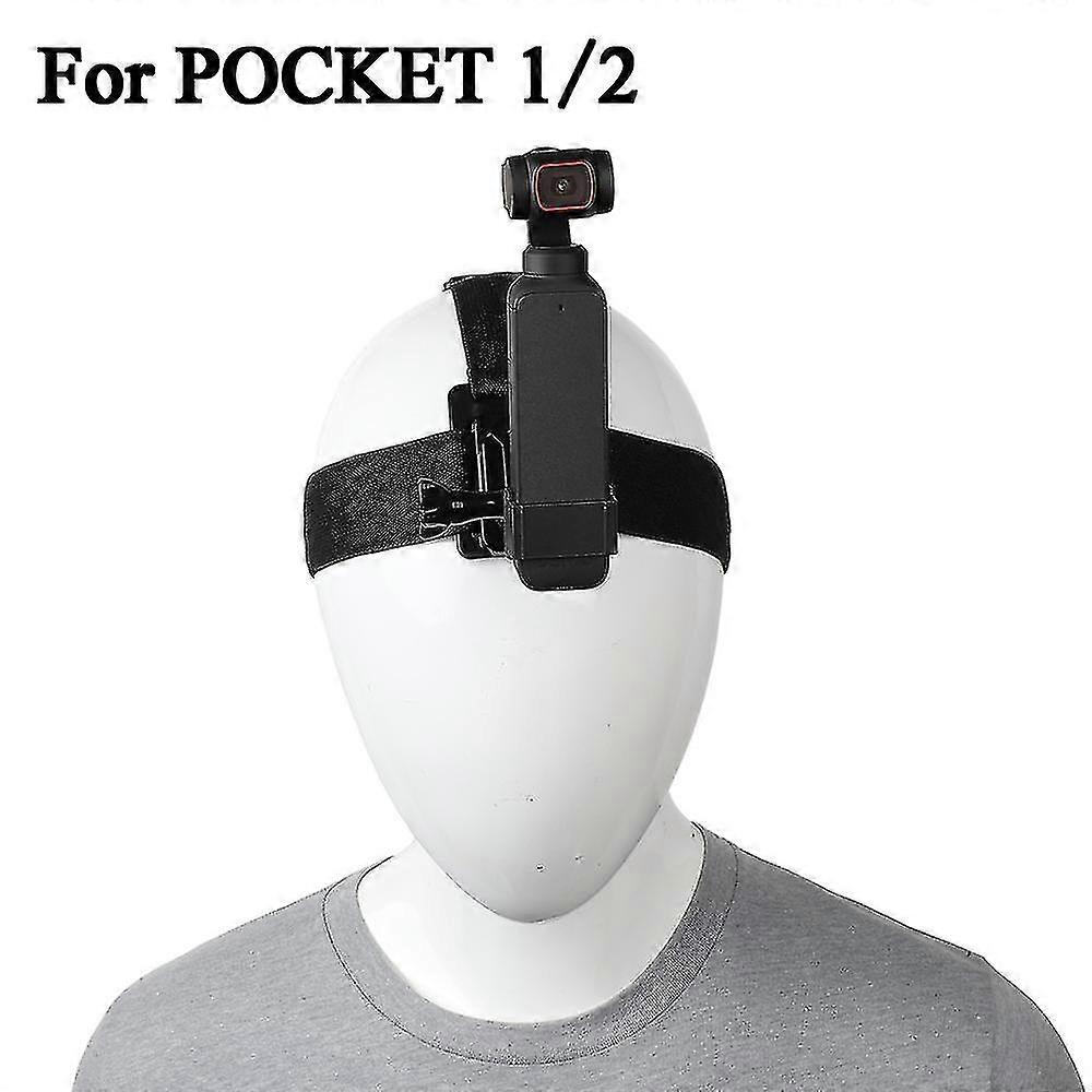 Headband Head Strap Belt Mount With Case Frame Accessory Compatible With Dji Osmo Pocket 1/2 Action Sports Camera Holder