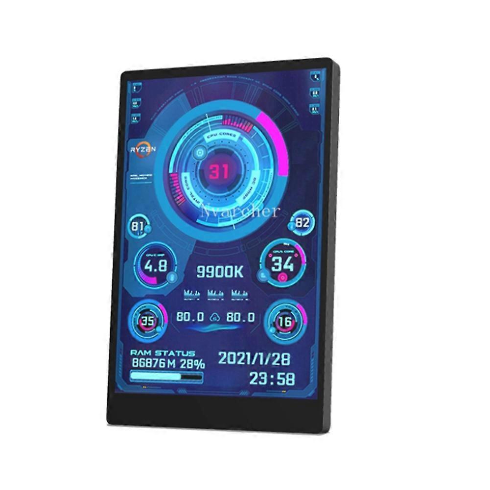 3.5 Inch IPS USB Mini Screen AIDA64 PC CPU RAM HDD Data Monitor Computer Temperature Display Type-C