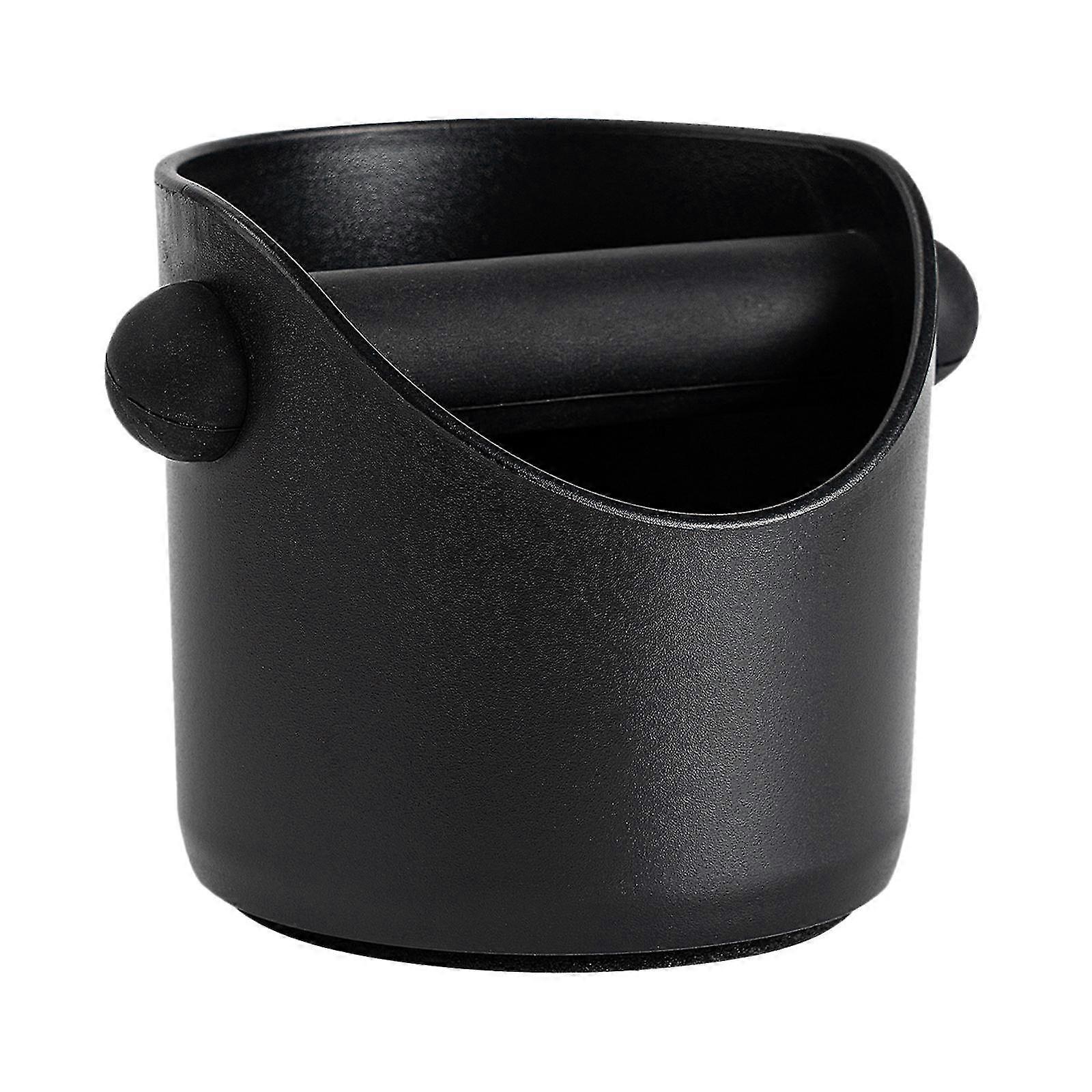 Espresso Bucket Coffee Utensils Trash Can Non Slip Base For Kitchen Black