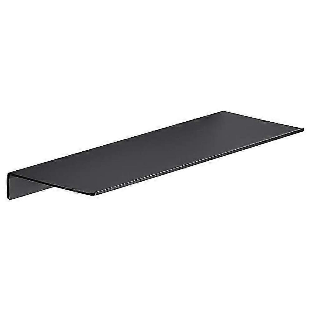 Μεταλλικά ράφια τοίχου, μαύρα πλωτά ράφια, ράφια μπάνιου, ράφια επίδειξης τοίχου, ράφι μπαχαρικών κουζίνας-καλό