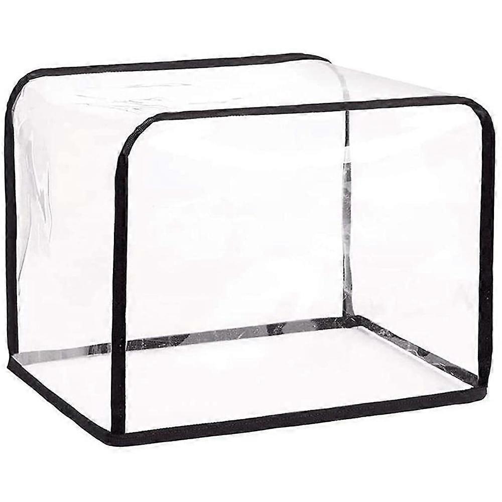 Toaster Oven Dust Cover Kitchen Appliance Cover Transparent Breakfast Machine Toaster Cover Foldabl