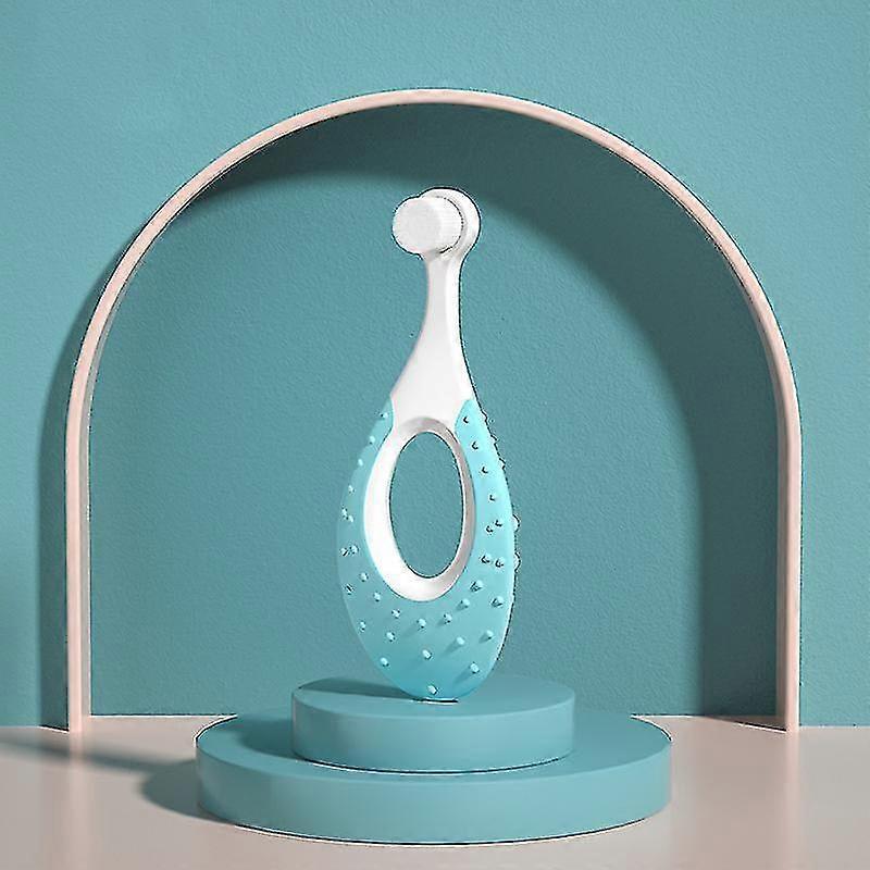 Ring Handle Round Head Baby Soft Toothbrush