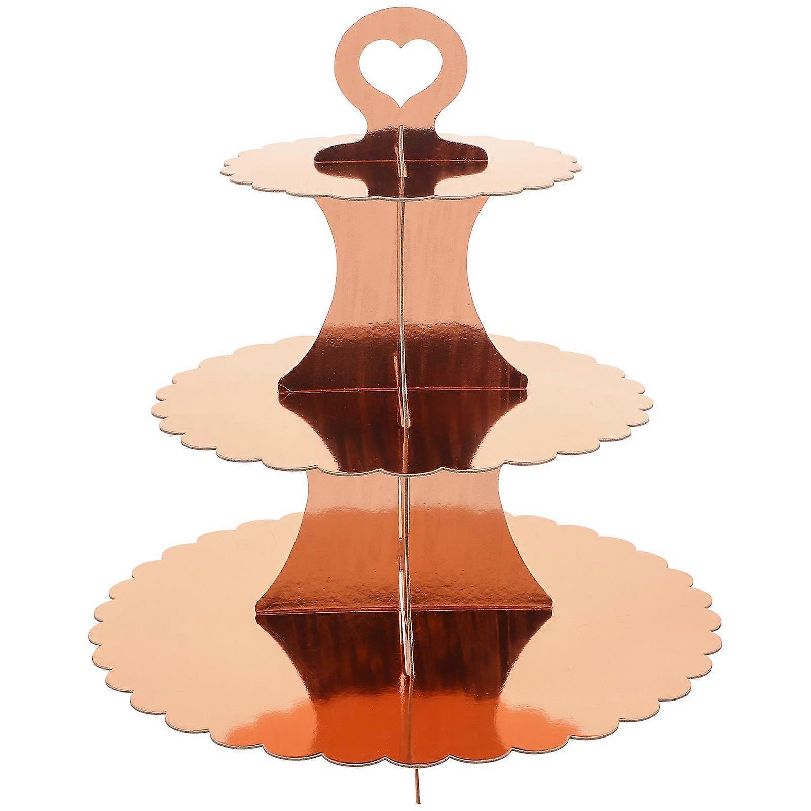 Stand Cupcake Cake Paper Tower Tier Cup Display Dessert Holder Partyconvenient Accessory Cardboard Multi Function Christmas Pie