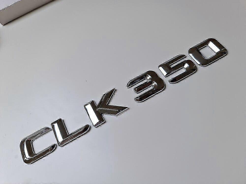 Clk350 Silver Chrome Letter Number Rear Boot Badge Emblem Clk Class Mercedes