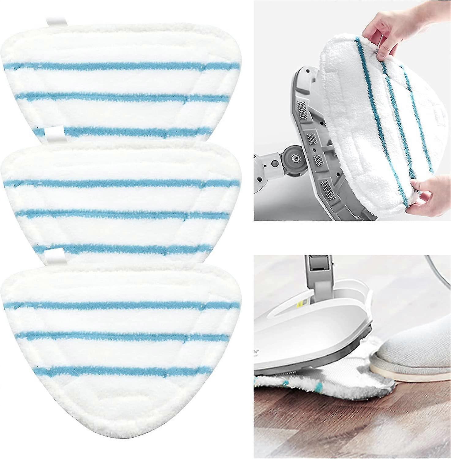 Replacement Cloth Steam Mop Pads - 3pcs Steam Mop Replacement Pads.