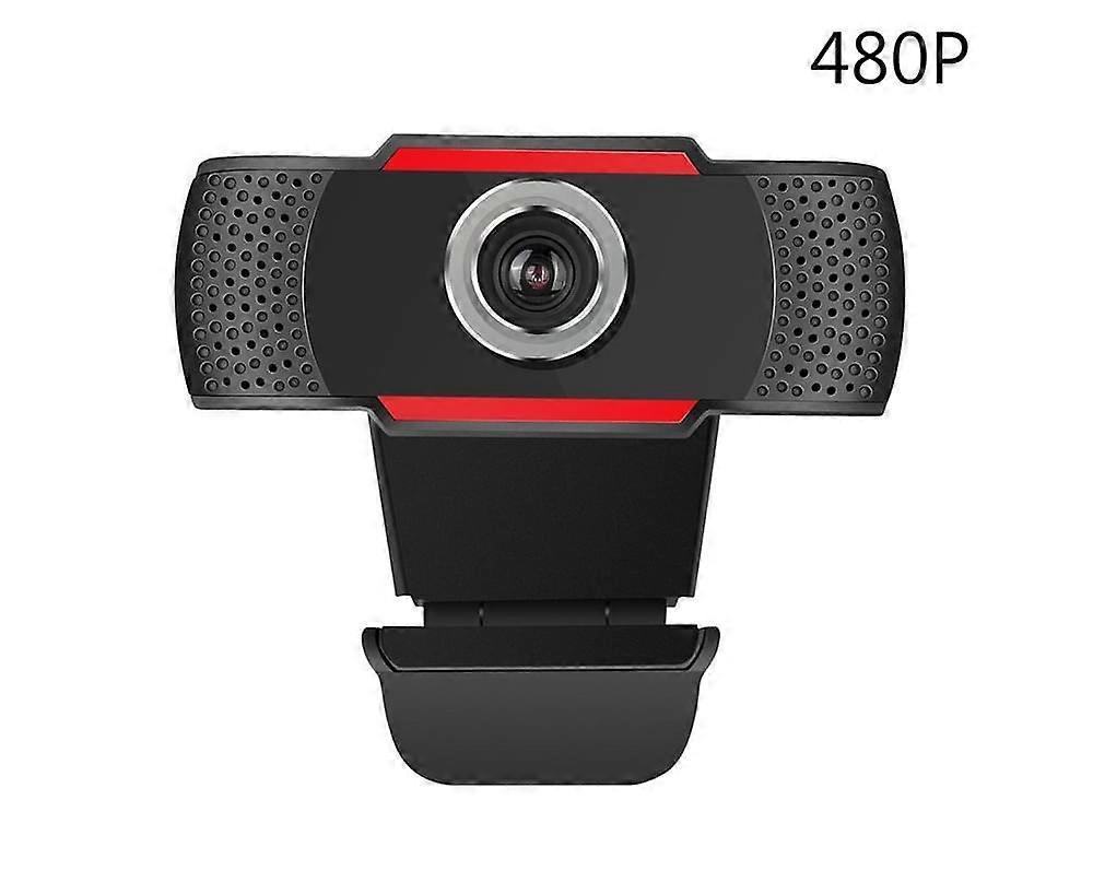 480/720/1080P USB 2.0 Webcam Video Web Camera with Microphone for PC Computer - 480P