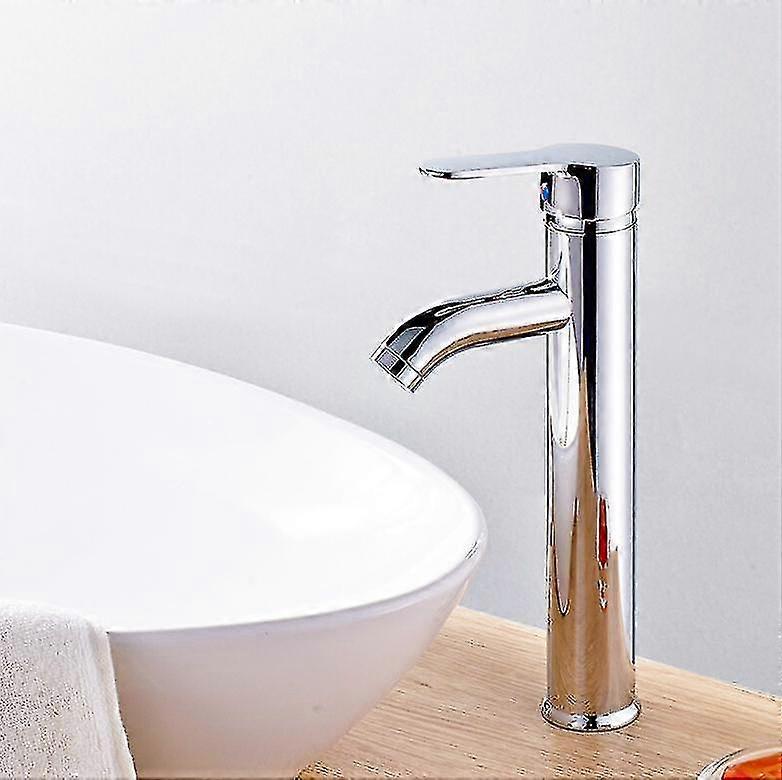 Basin Faucet Electroplating High Style + Water Inlet Pipe