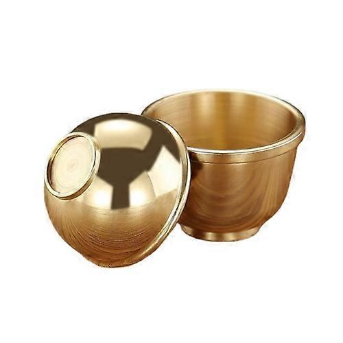 2 PCS Pure Copper Thickened Water Cup For Buddha