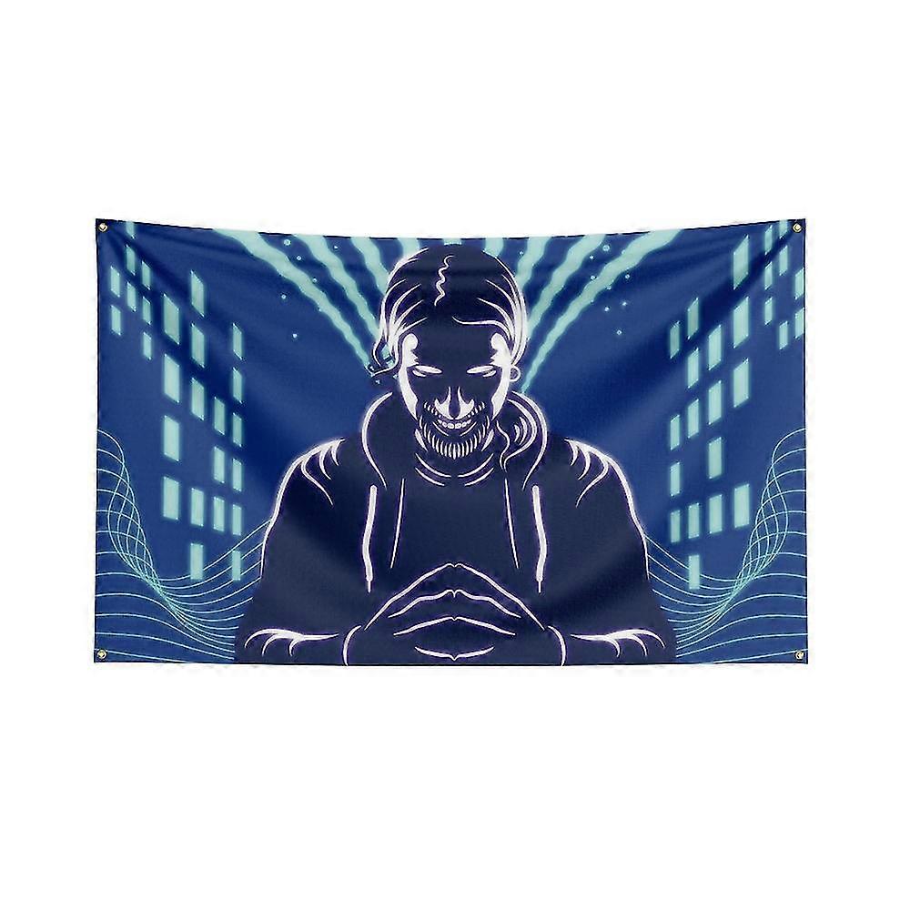 3x5 Ft Aphex Twin Flag Polyester Digital Printed Logo Dj Banner