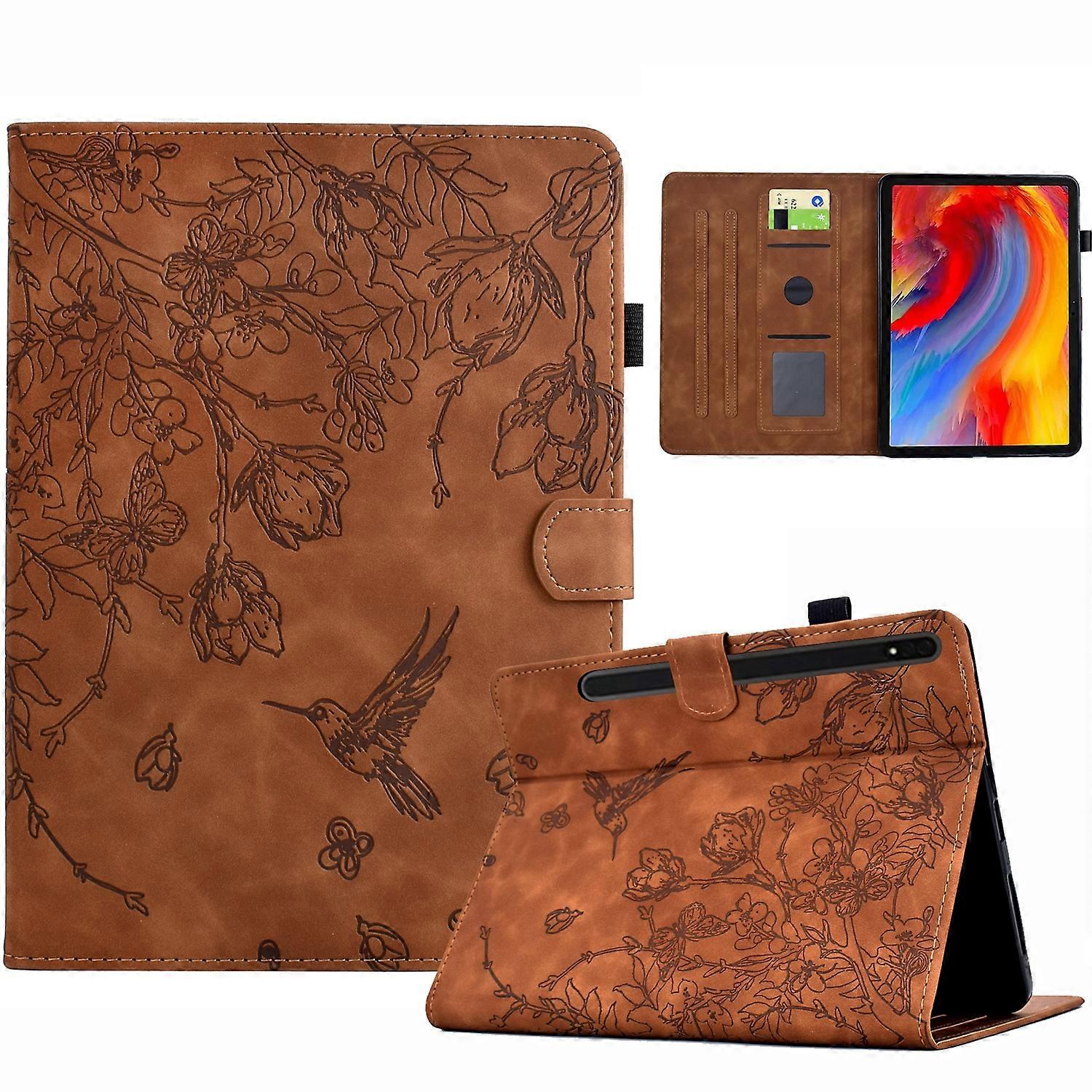 Embossed Leather Case For Samsung Galaxy Tab S7 / S8