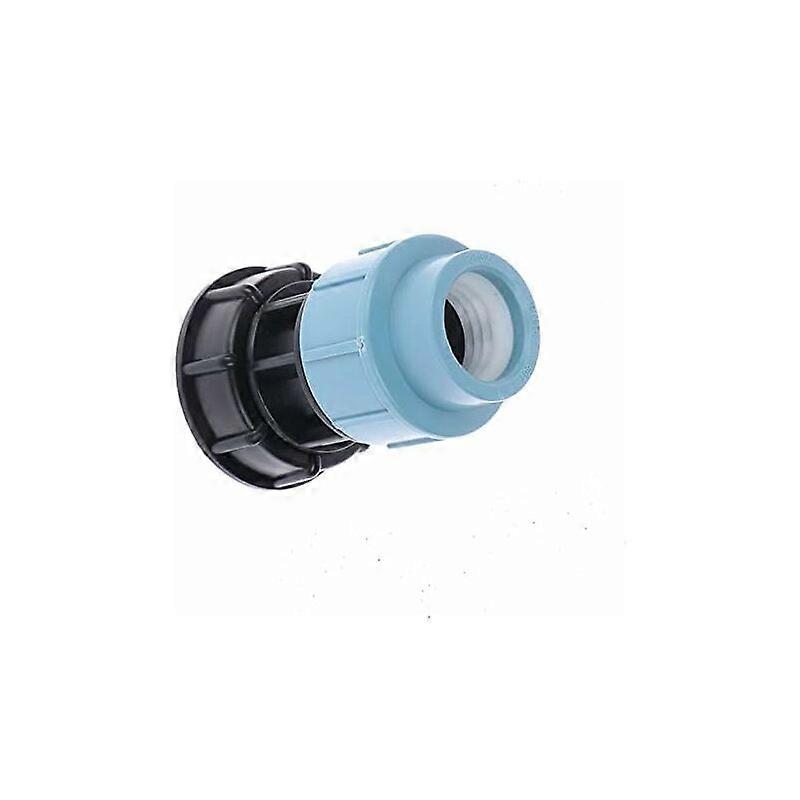 S60X6 IBC tank adapter with 25mm straight MDPE connector Compatible with UK and EU standard IBC containers