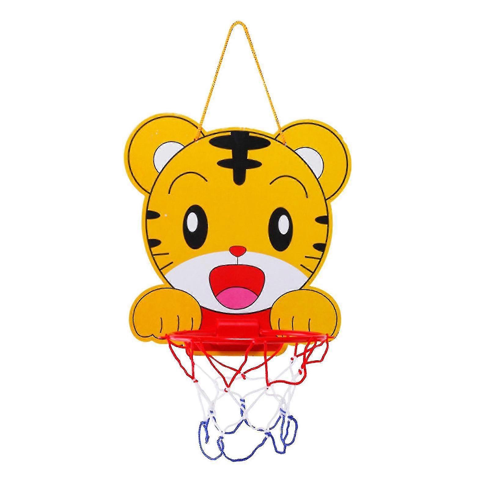 Hanging Wall Lifting Basketball Rack Toys With 1 Basketball And 1 Inflator