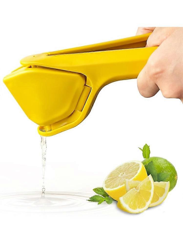 Max Juice Extraction Lemon Lime Squeezer EasytoUse Flat Lemon Squeezer with Leverage Squeezer with Built in Strainer SMTX